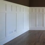 wainscoting, craftsman style contrast