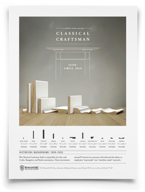WindsorONE - 1 sheet on Classical Colonial Moldings