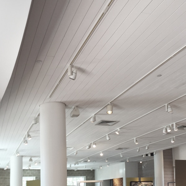 Crate & Barrel Shiplap Ceiling WindsorONE