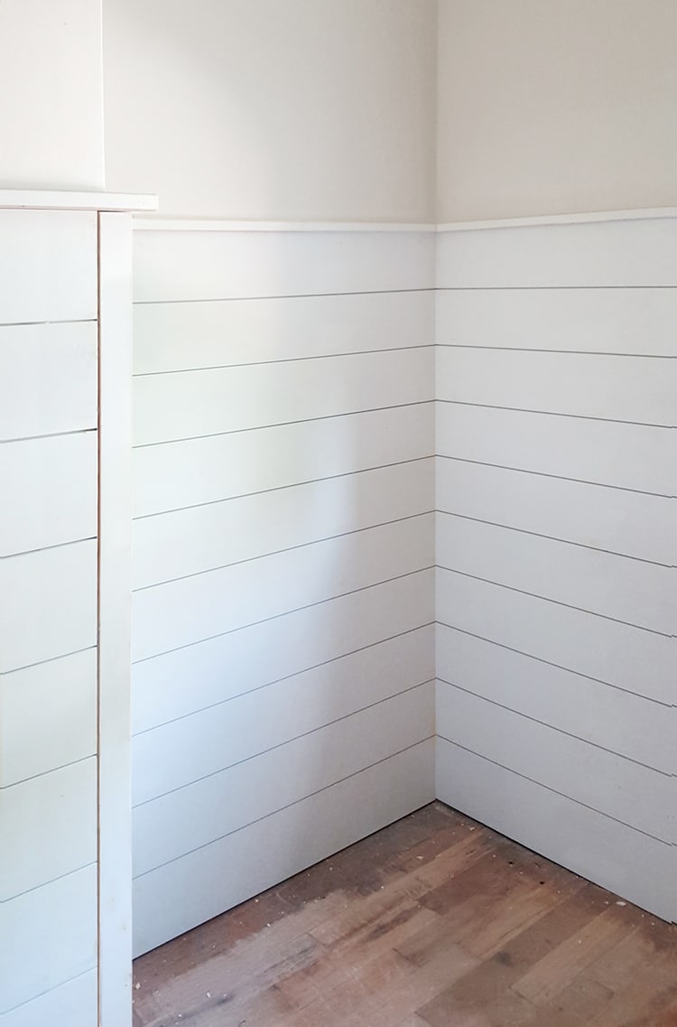 Corner details on Shiplap Wainscoting - WindsorONE