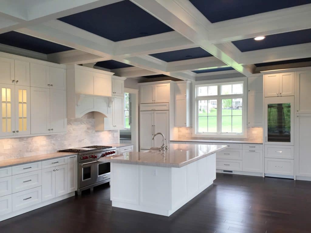 Bold Coffered Ceiling in the Kitchen WindsorONE
