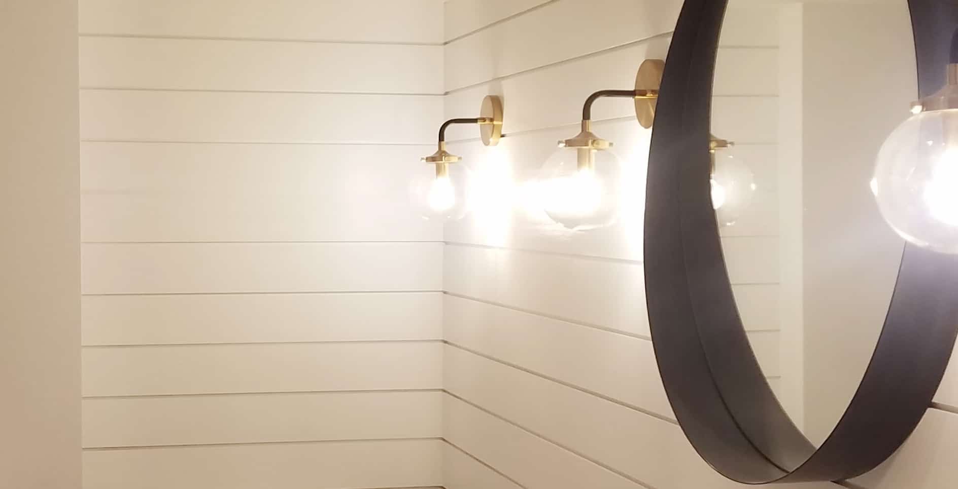 Boom!  It’s a shiplap bathroom…