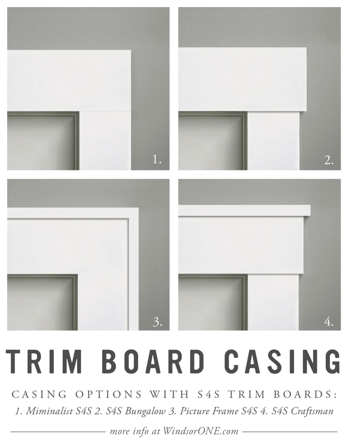 types of trim boards