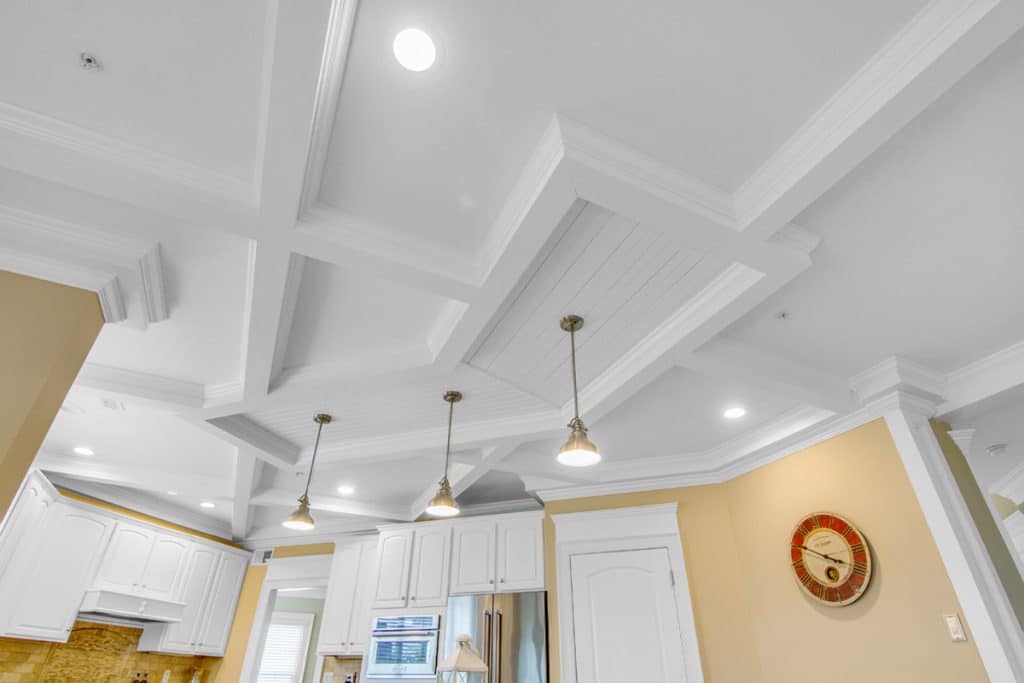 From Floor To The Impressive Coffered Ceilings Finished