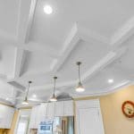 From Floor to the Impressive Coffered Ceilings, Finished Shots from Brandywine Creek Construction