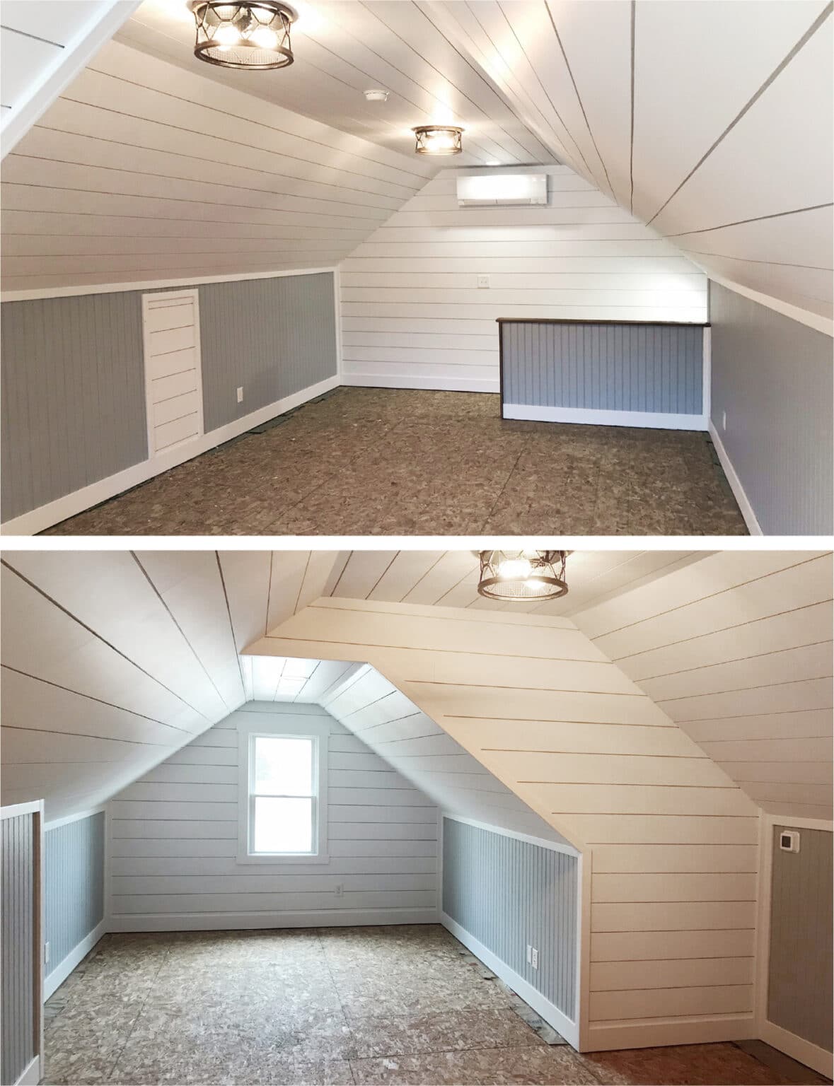 Transforming an Attic Space with Shiplap & Beadboard - WindsorONE