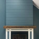 Blue Shiplap Overmantel