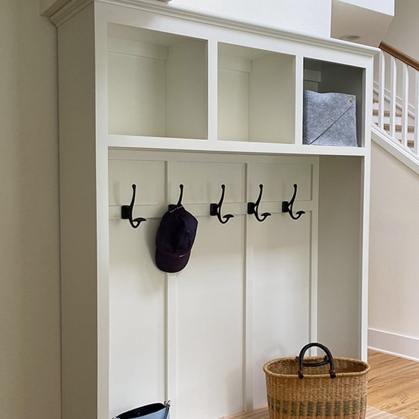 Hall Tree with S4S & Wainscot Cap