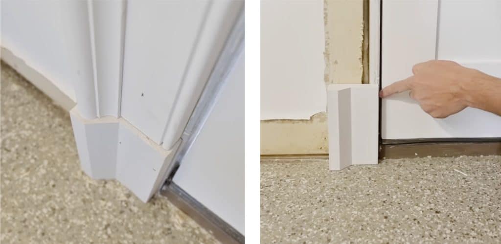 Casing a Door for Wainscoting (backband architrave) 