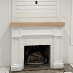 S4S Mantel with Shiplap Overmantel