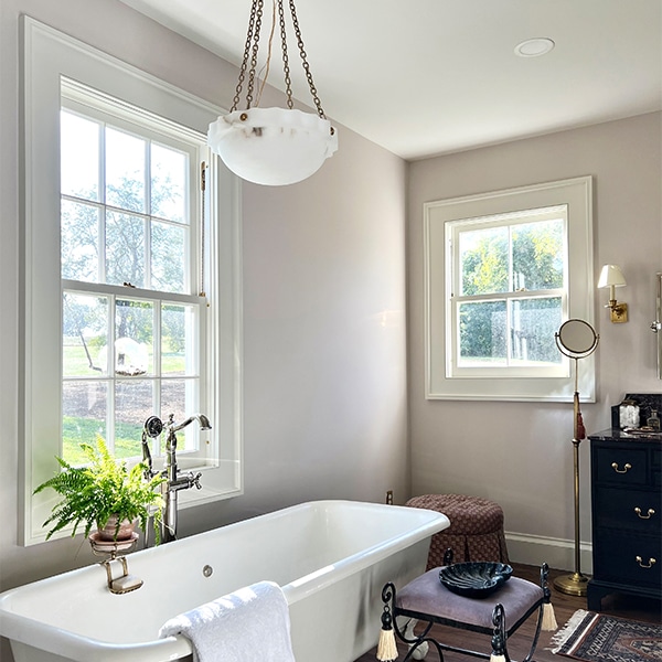 Greek Revival Bath Window Casing