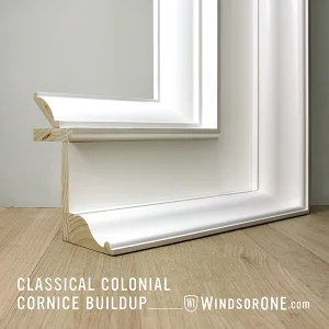 Classical Colonial Cornice - WOCM001, WOCM002, 1X6 S4SSE, WOCM003 by WindsorONE