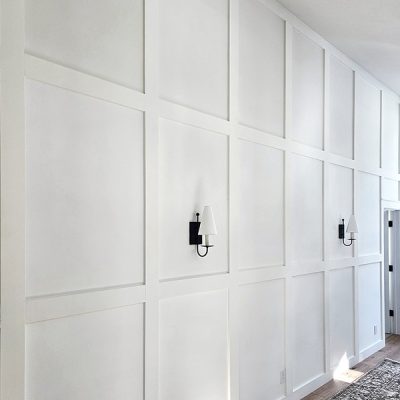 Bedroom Flat Panel Accent Wall
