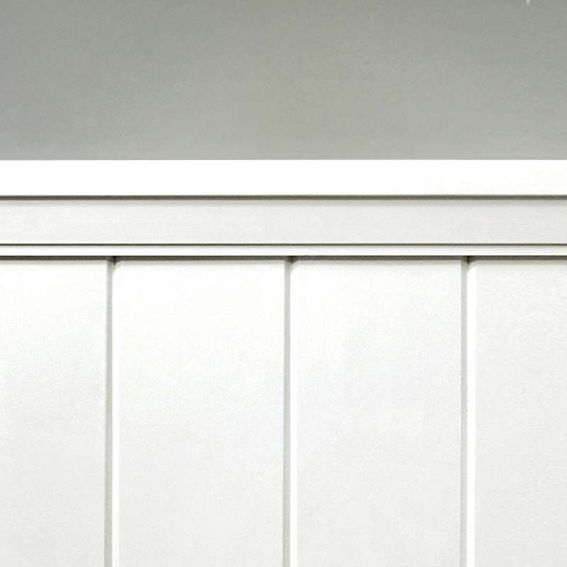 v-groove wainscoting with WOC006 wainscoting cap