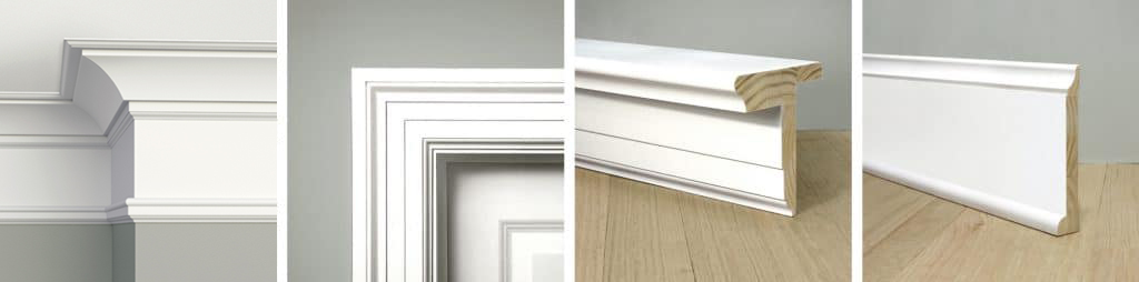 Colonial Revival Moldings crown, casing, stool & base