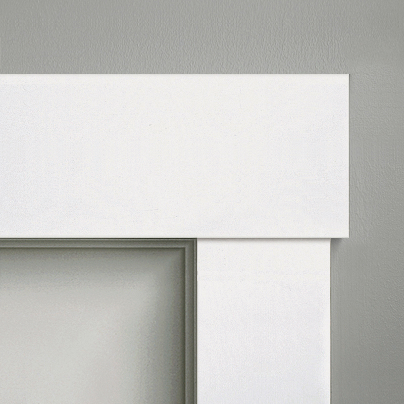 Builders bungalow flat stock molding casing corner