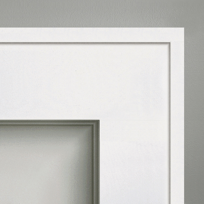 Picture frame flat stock moldings casing corner