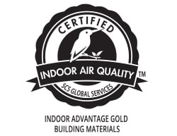 SCS Gold Indoor Air Quality rating logo
