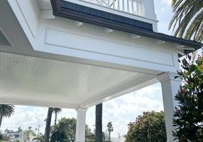 Beadboard porch ceiling